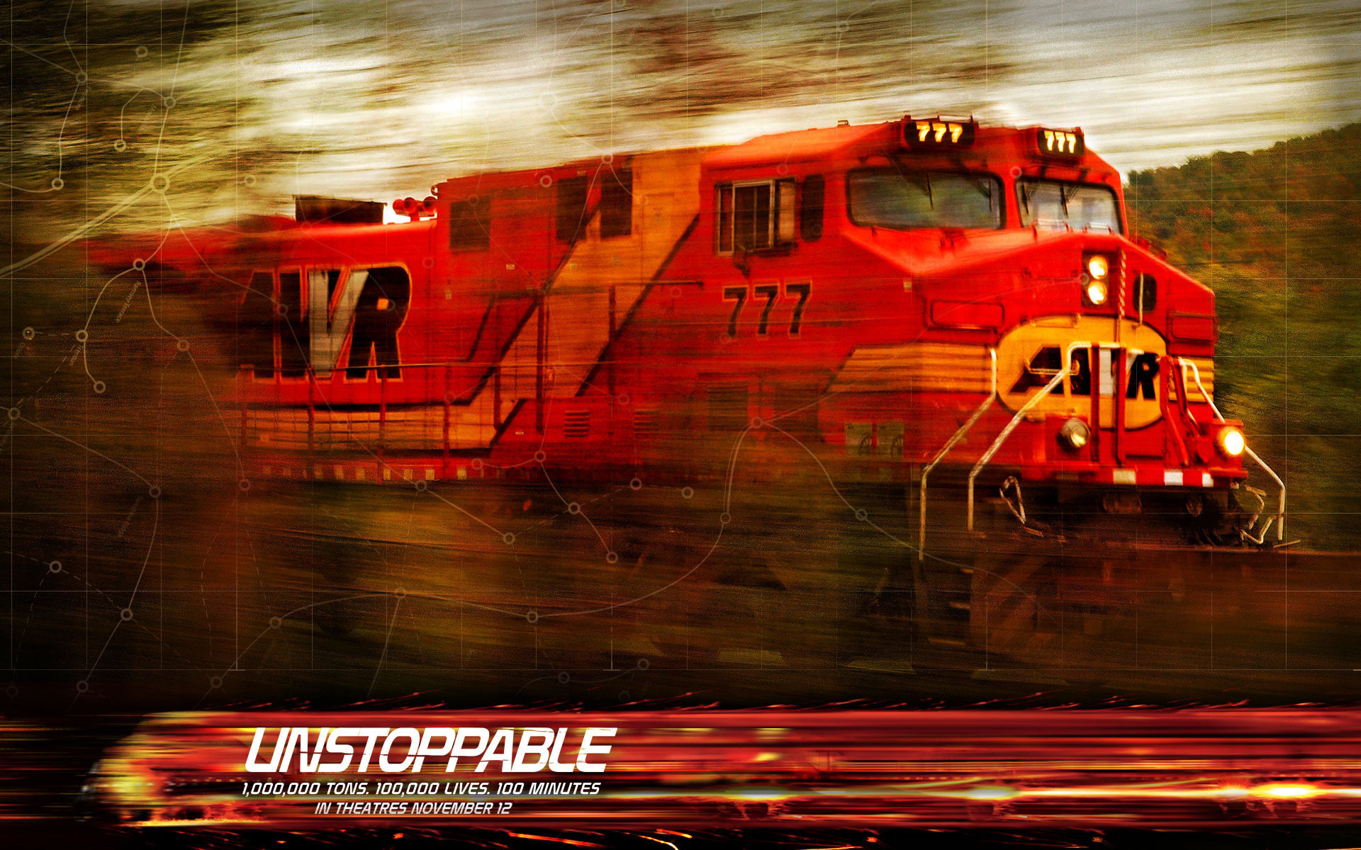unstoppable, Disaster, Movie, Train Wallpaper