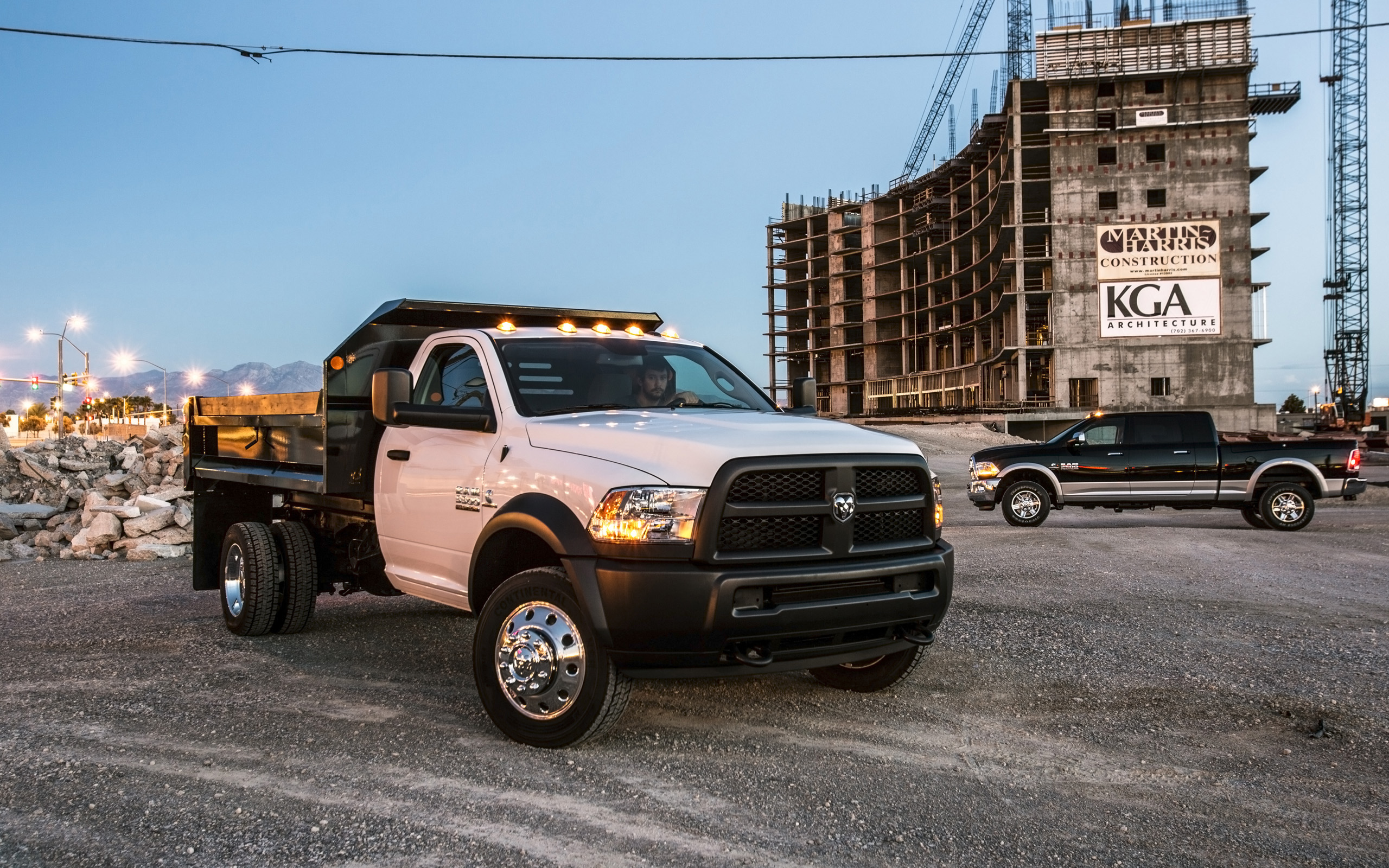 2014, Dodge, Ram, 5500, 4x4, Chassis, Cab Wallpaper