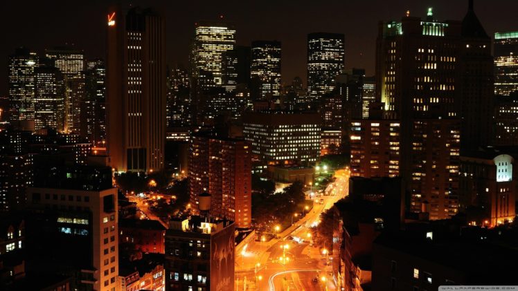 cityscapes, Night HD Wallpaper Desktop Background