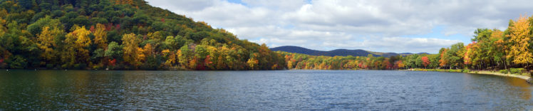 autumn, Forest, Lake HD Wallpaper Desktop Background