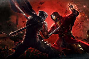 ninja, Gaiden, Fantasy, Anime, Warrior, Weapon, Sword, Blood, Battle