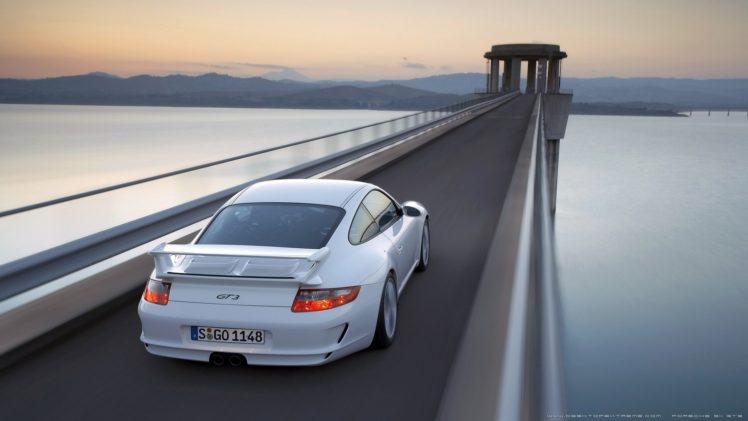 water, Cars, Bridges, Roads, Porsche, 911, Gt3 HD Wallpaper Desktop Background
