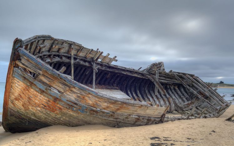 ships, Wrecks, Beaches HD Wallpaper Desktop Background