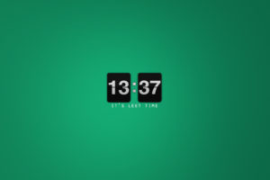 minimalistic, Clocks, L33t
