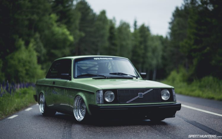 trees, Old, Cars, Volvo, Outdoors, Roads, Tuning, Volvo, 242 HD Wallpaper Desktop Background