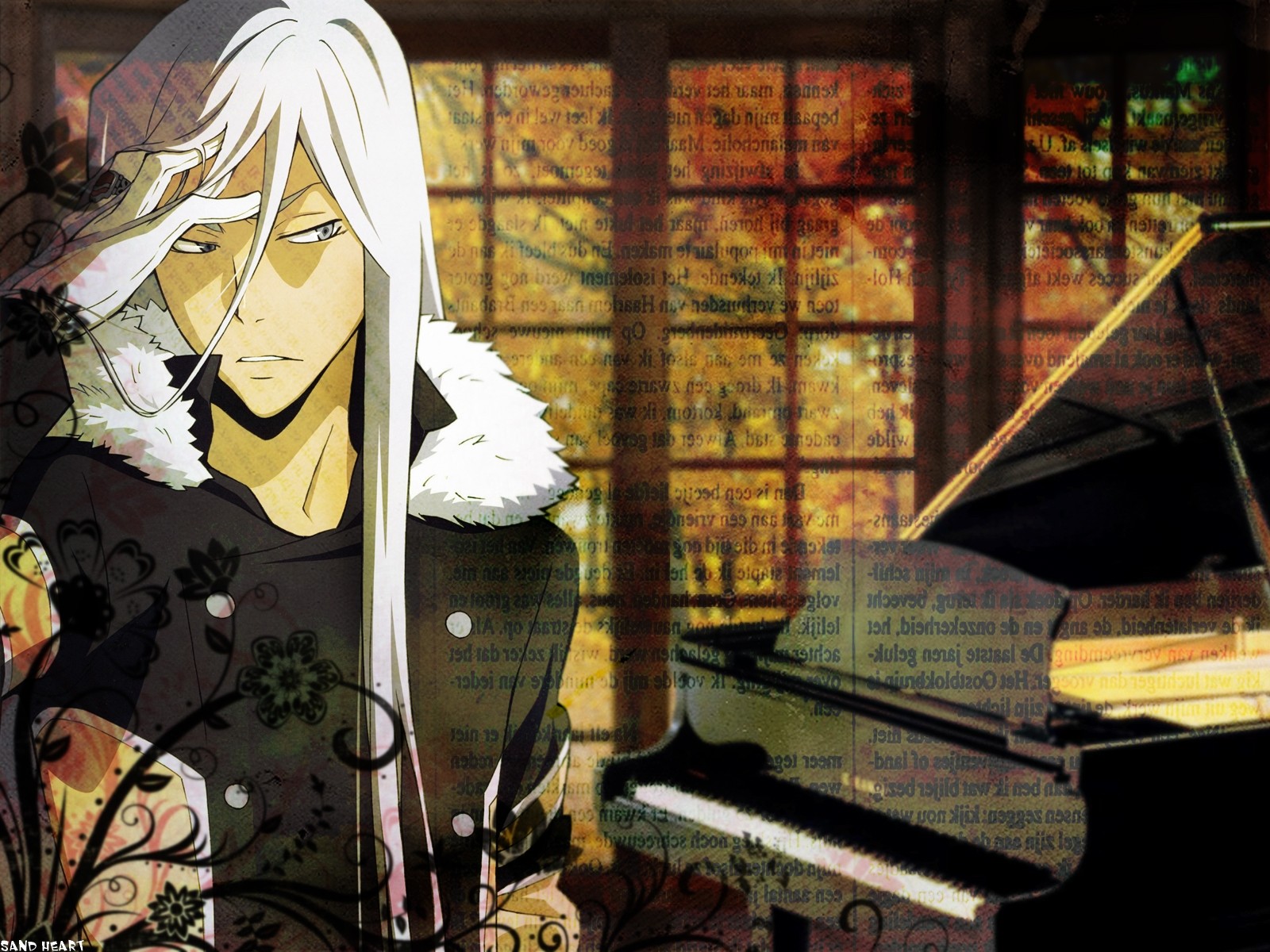 katekyo, Hitman, Reborn, Piano Wallpaper