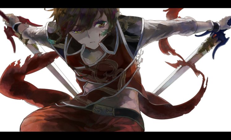 anime, Boys, Swords HD Wallpaper Desktop Background