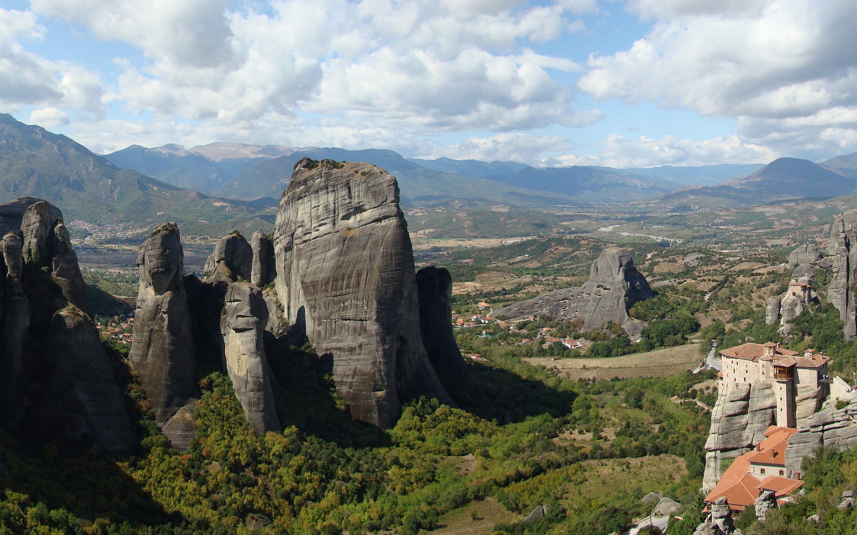 mountains, Landscapes, Nature, Greece, Meteora, Zagoria, Metsovo Wallpaper