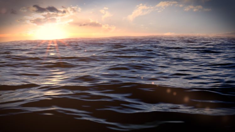 sunset, Ocean, Sea HD Wallpaper Desktop Background