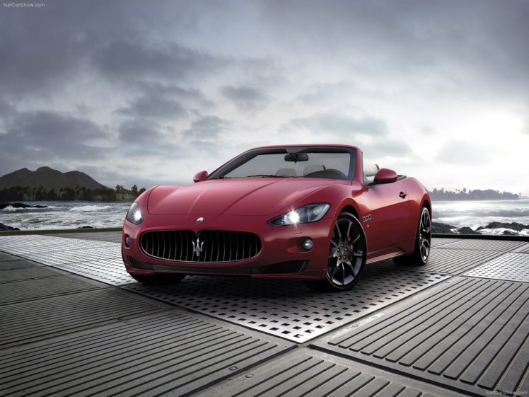 red, Cars, Vehicles, Maserati, Grancabrio HD Wallpaper Desktop Background
