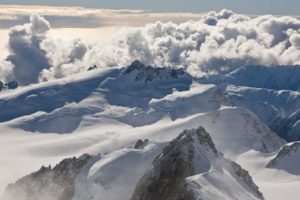 mountains, Clouds, Nature, Snow, New, Zealand