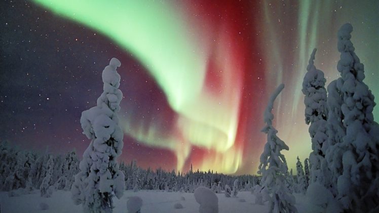aurora, Borealis, Finland, Lapland HD Wallpaper Desktop Background