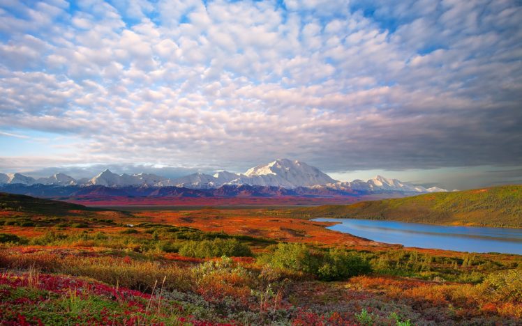 mountains, Clouds, Landscapes, Denali, National, Park HD Wallpaper Desktop Background