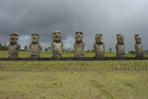 statues, Easter, Island, Moai