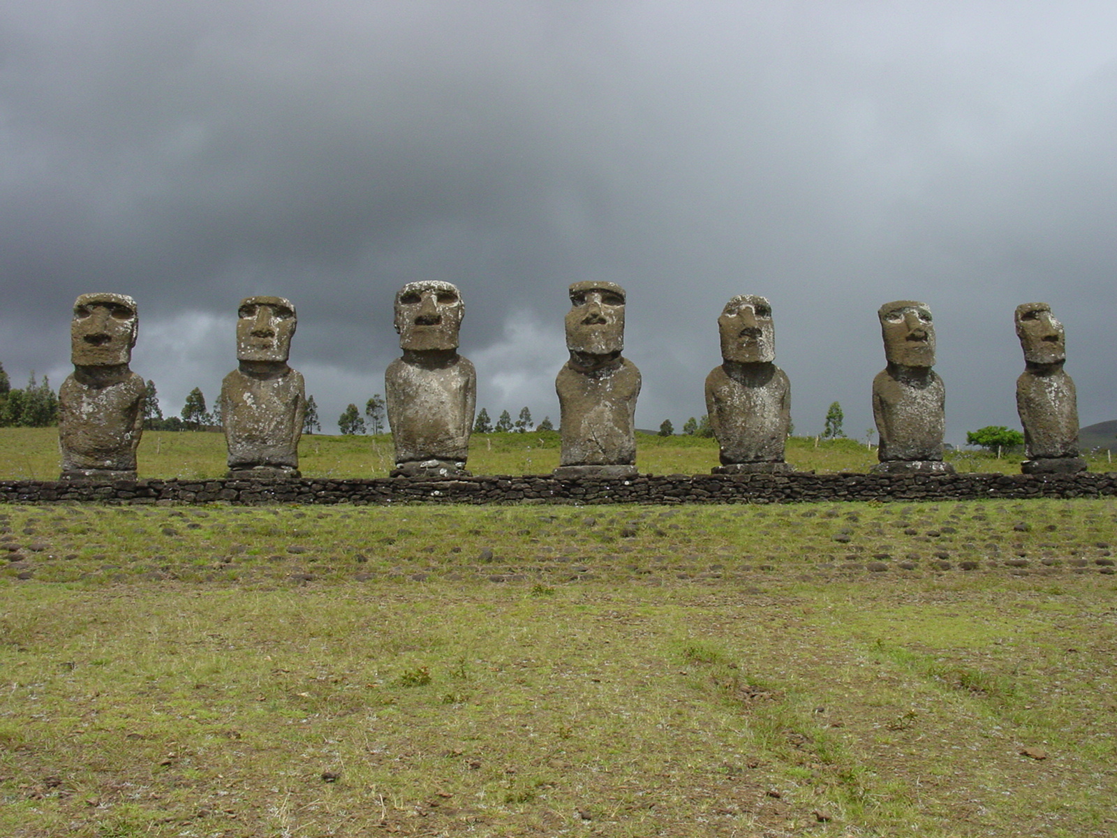 statues, Easter, Island, Moai Wallpaper