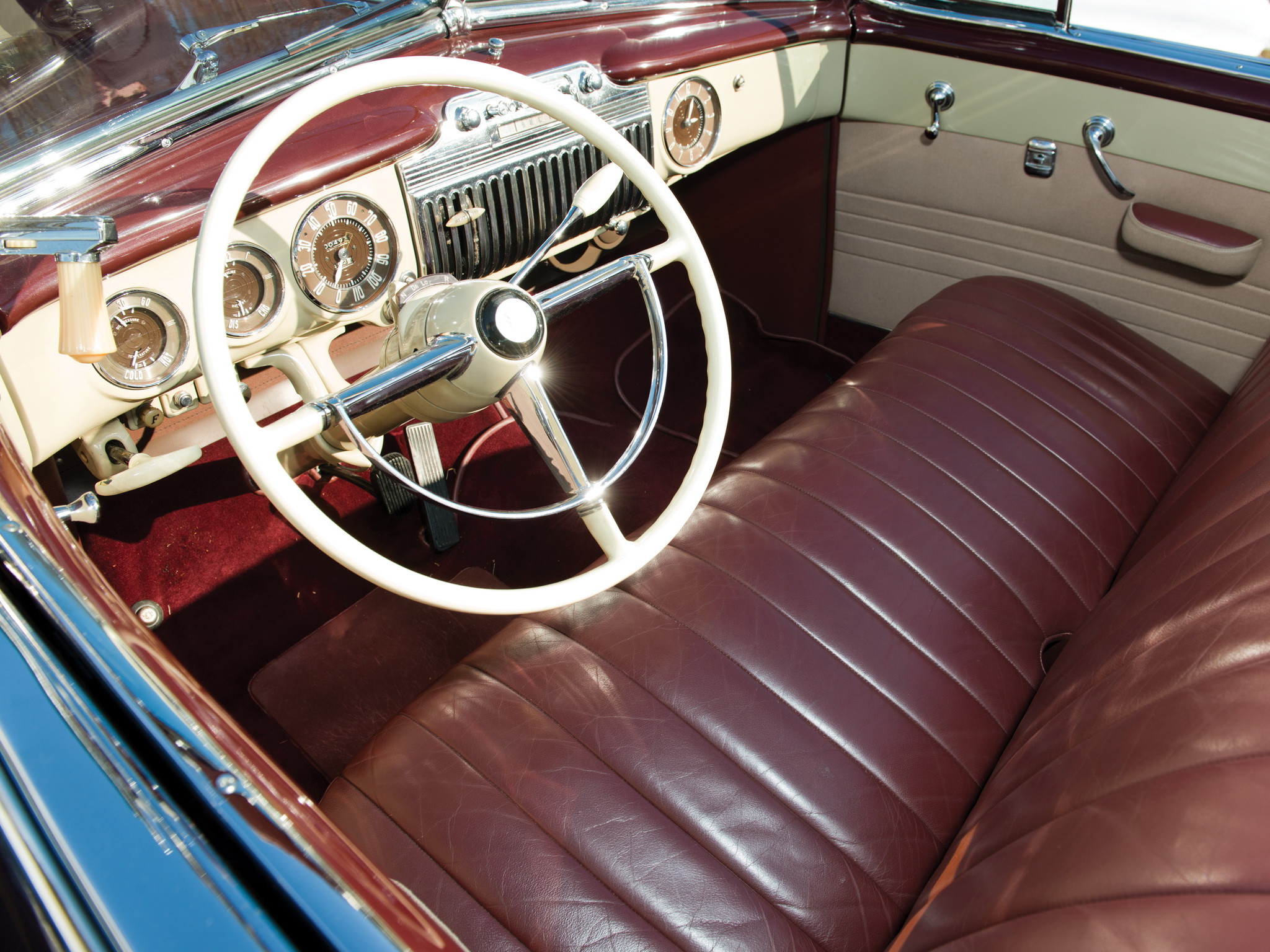 1947, Cadillac, Sixty, Two, Convertible, Retro, Luxury, Interior Wallpaper