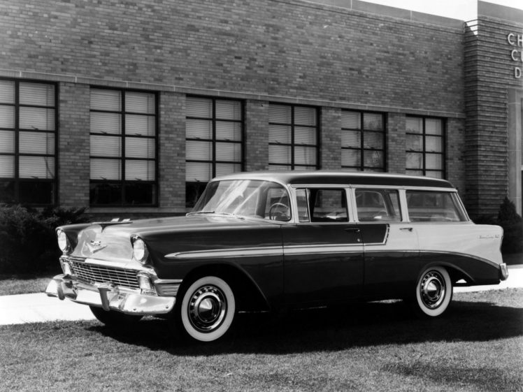 1956, Chevrolet, Bel, Air, Beauville,  2419 1062df , Stationwagon, Retro HD Wallpaper Desktop Background