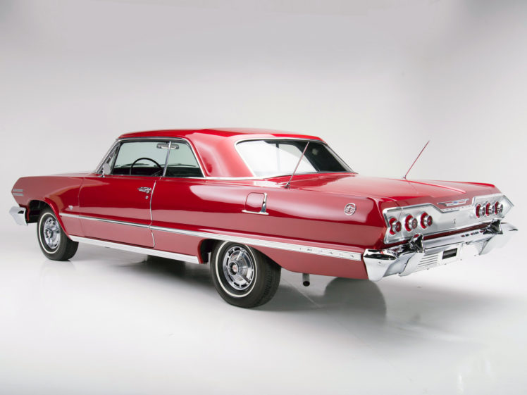 1963, Chevrolet, Impala, S s, 327, 300hp, Sport, Coupe,  1847 , Muscle, Classic HD Wallpaper Desktop Background