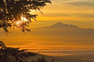 sunrise, Landscapes, Nature, Valleys, British, Columbia, Baker, Mount