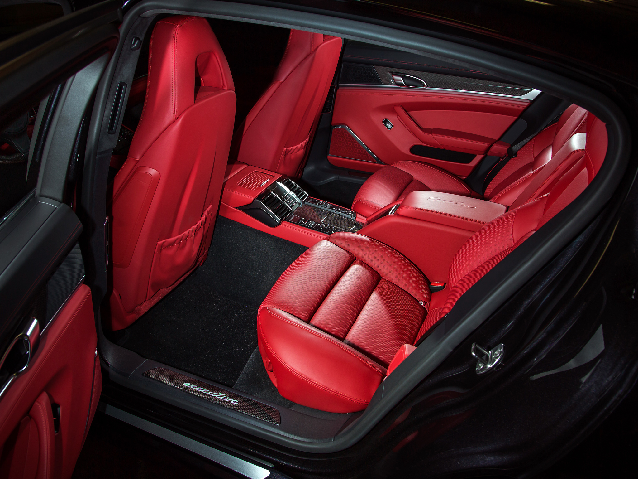 2014, Porsche, Panamera, Turbo, Executive, Us spec,  970 , Interior Wallpaper