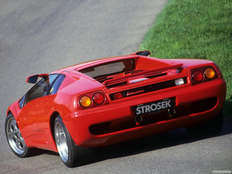 strosek, Lamborghini, Diablo, Supercar HD Wallpaper Desktop Background