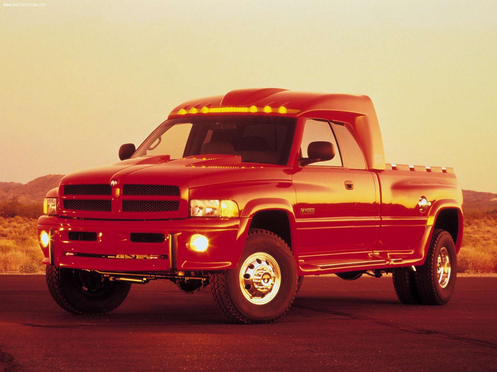 dodge, Big, Red, Truck, Concept, 1998 Wallpaper