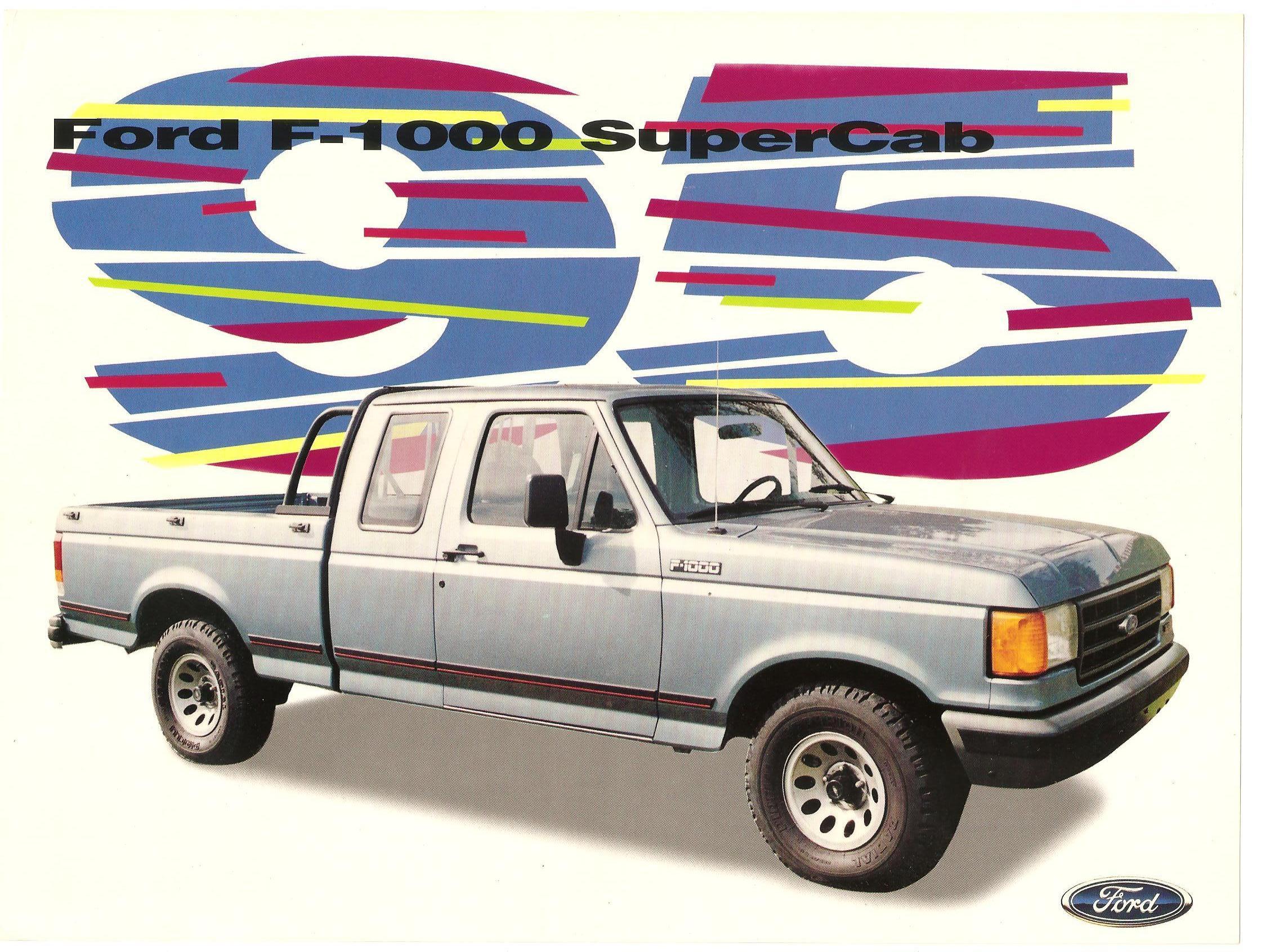 ford, F1000, Supercab, 1995 Wallpaper