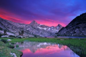sunset, Canyon, California, National, Park