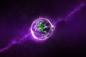 purple, Earth