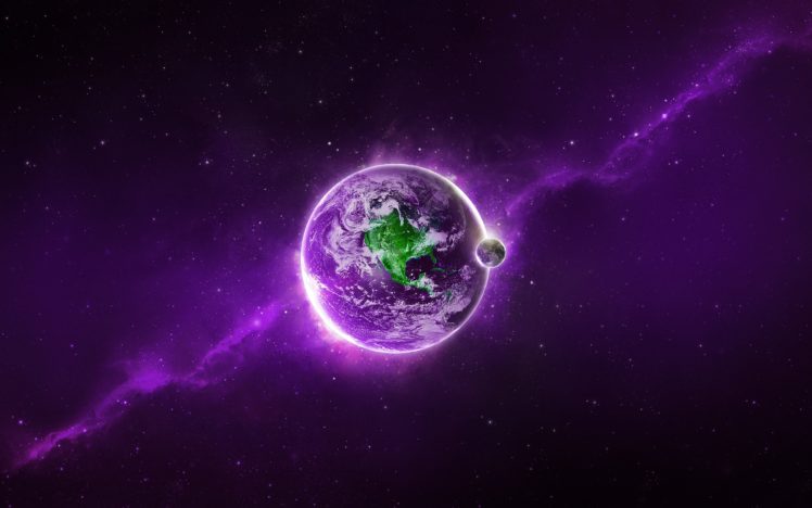 purple, Earth HD Wallpaper Desktop Background