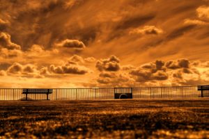 clouds, Orange, Skyscapes