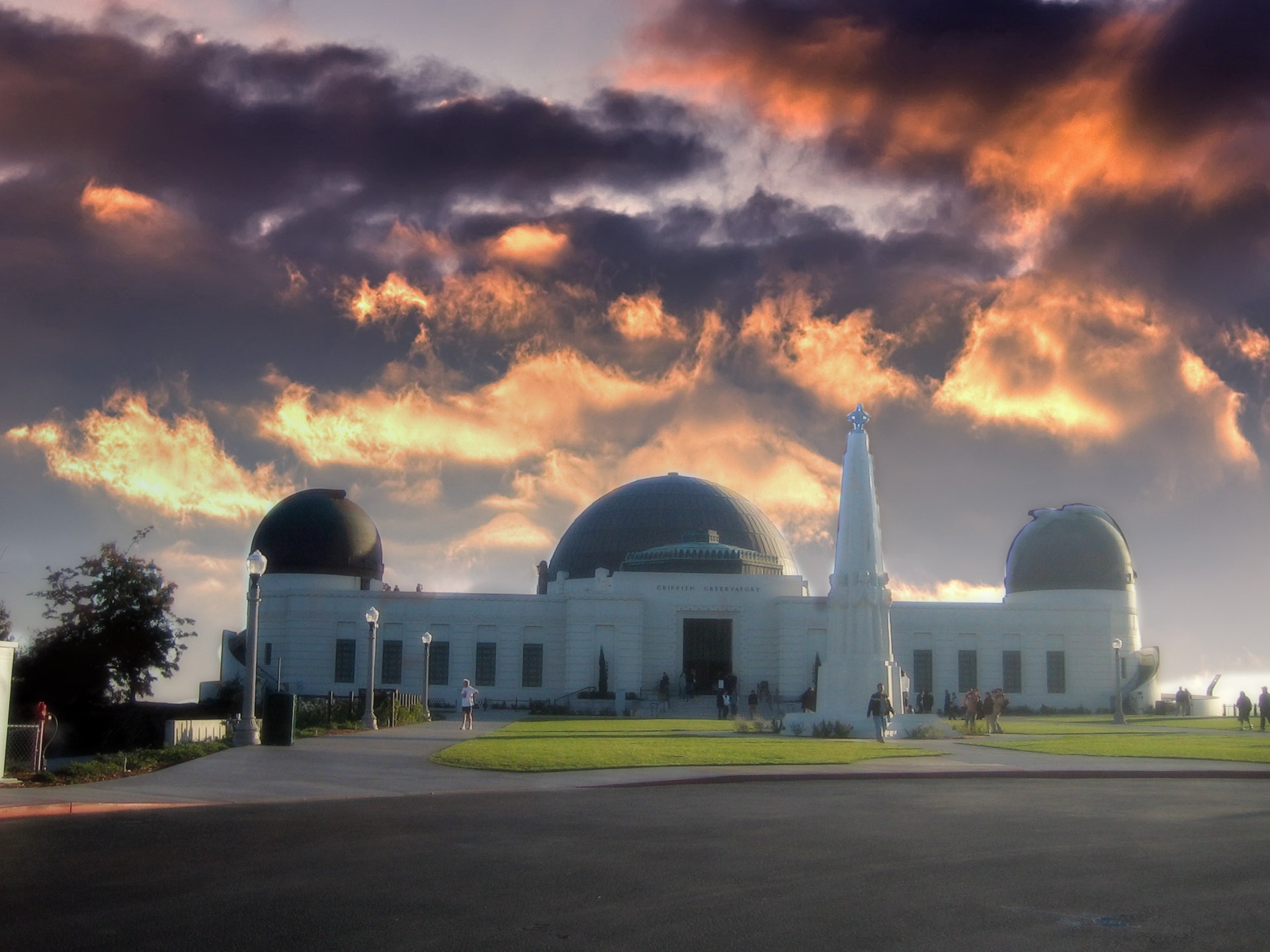 cityscapes, Griffith, Observatory Wallpaper