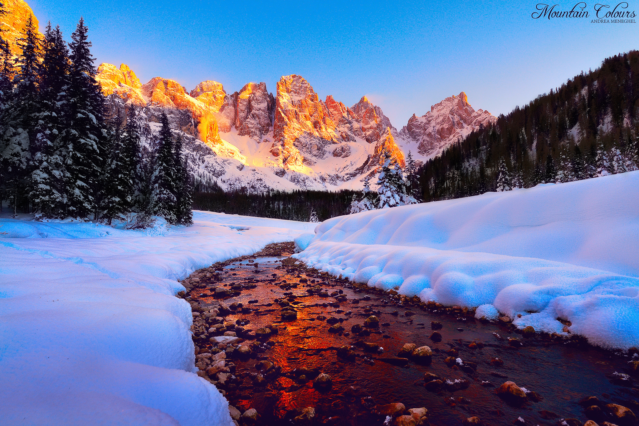 dolomites, Light, Tops, Mountains Wallpaper