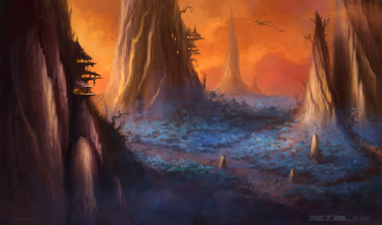 world, Of, Warcraft, Warlords, Draenor, Fantasy,  33 HD Wallpaper Desktop Background