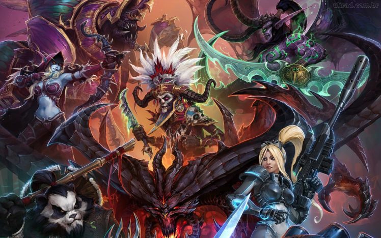 heroes, Of, The, Storm, Warcraft, Diablo, Starcraft, Fantasy, Sci fi,  27 HD Wallpaper Desktop Background