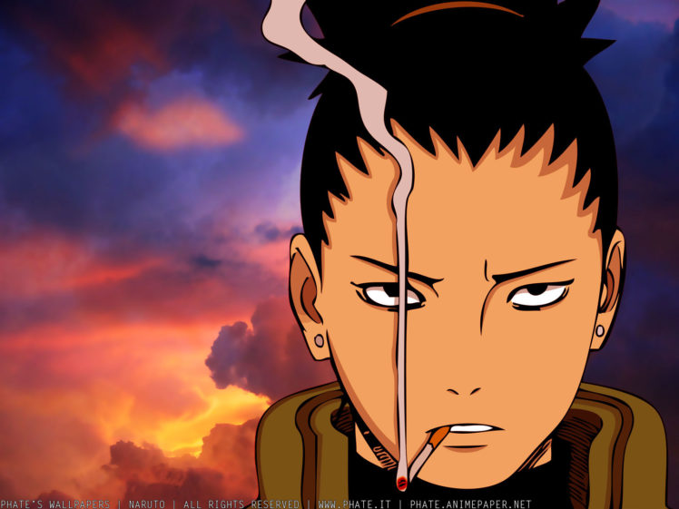 smoking, Naruto , Shippuden, Shikamaru, Nara, Cigarettes HD Wallpaper Desktop Background