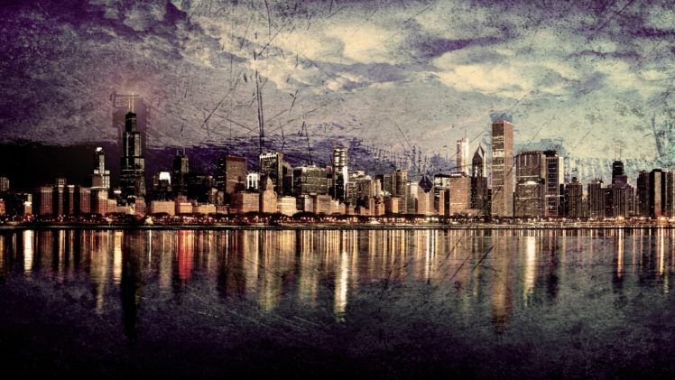 cityscapes, Skylines, Chicago, Hdr, Photography HD Wallpaper Desktop Background