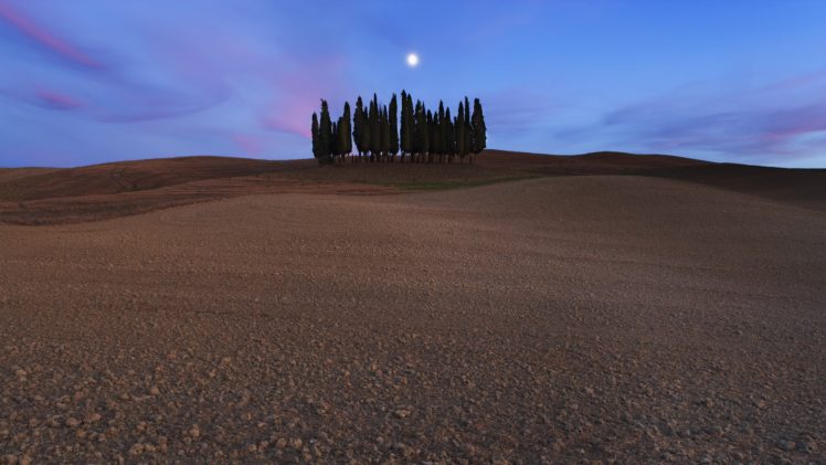 landscapes, Trees, Italy, Siena, Cypress, Cipressi, San, Quirico, Dand039orcia HD Wallpaper Desktop Background