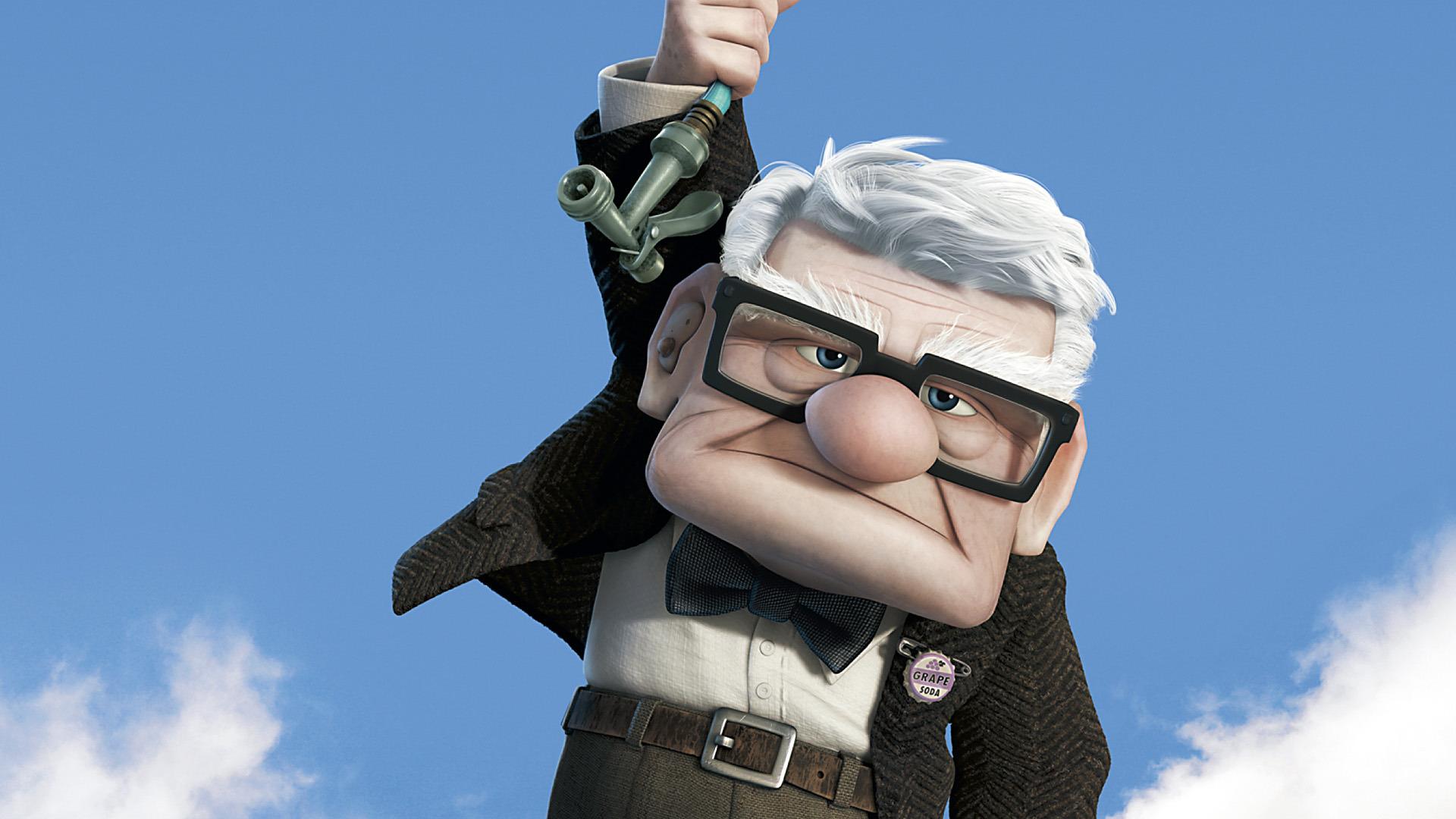 pixar, Disney, Company, Movies, Up,  movie , Glasses, Skies Wallpaper