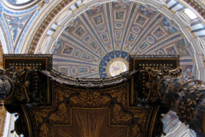 architecture, Buildings, Renaissance, Rome, Churches, Italy, Dome, St, Peterand039s, Basilica, Ceiling