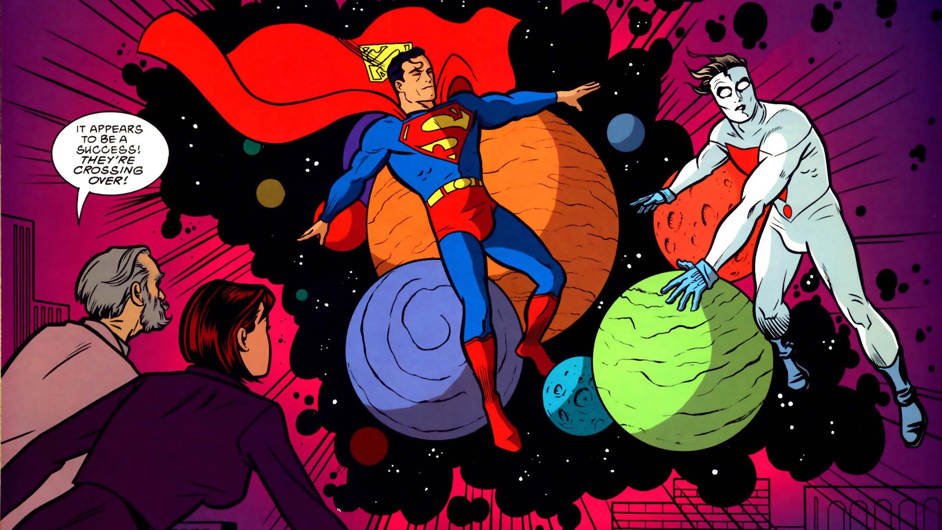 comics, Superman, Planets, Madman Wallpaper