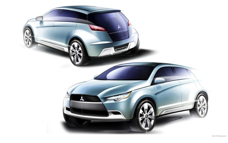 cars, Mitsubishi, Sketches, Concept, Art, Vehicles HD Wallpaper Desktop Background