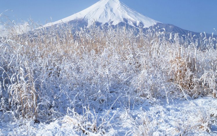japan, Winter, Snow, Mount, Fuji HD Wallpaper Desktop Background