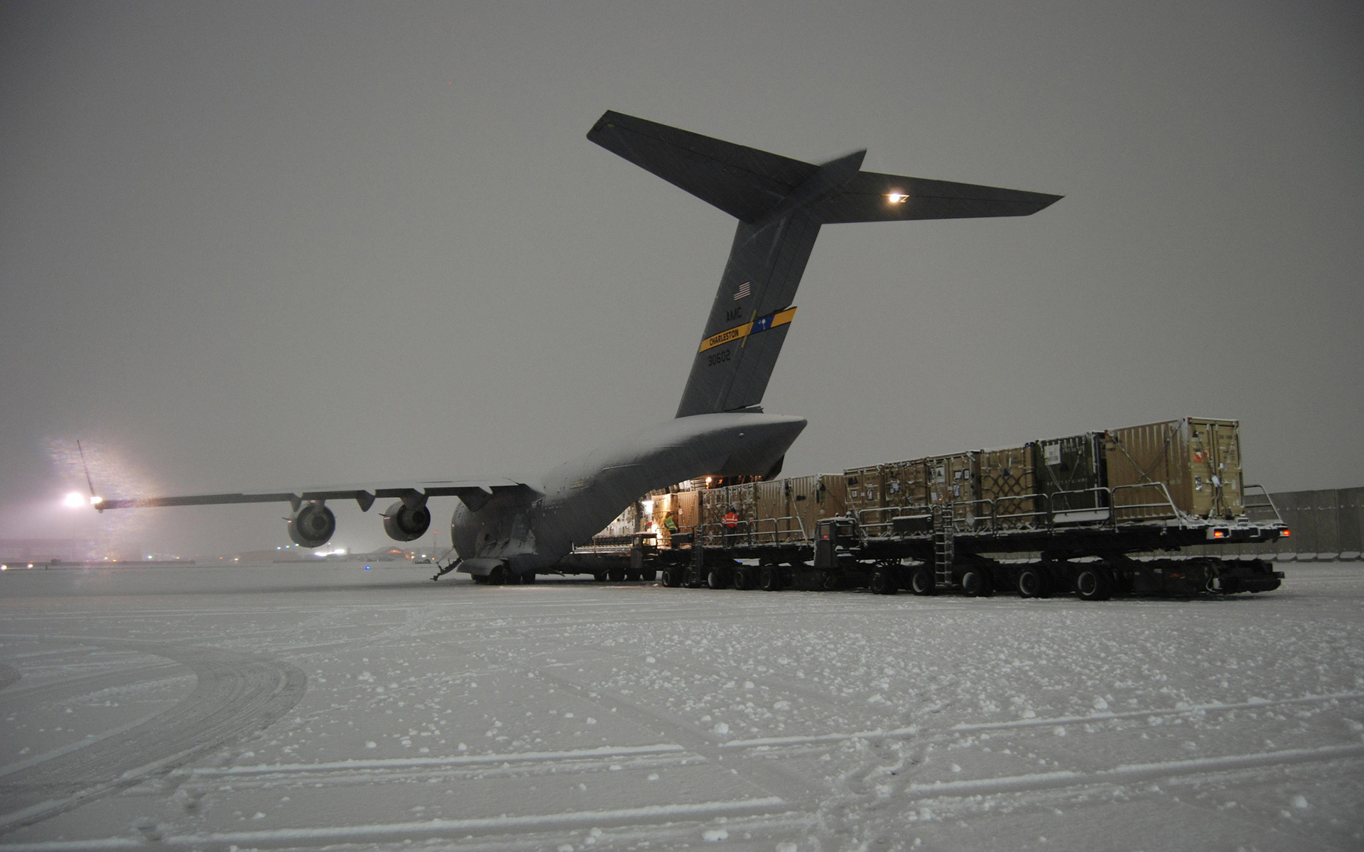 c 17, Airplane, Plane, Cargo, Snow, Winter, Military Wallpaper