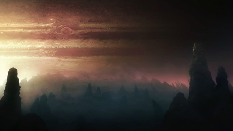 jupiter, Planet, Alien, Landscape HD Wallpaper Desktop Background