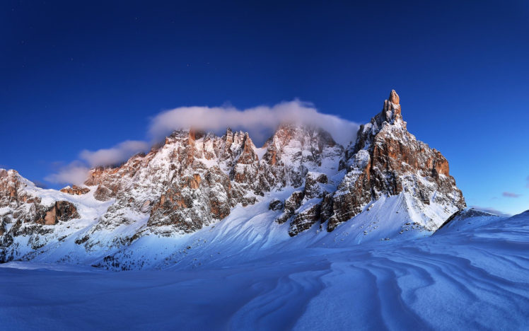 mountains, Landscape, Snow HD Wallpaper Desktop Background