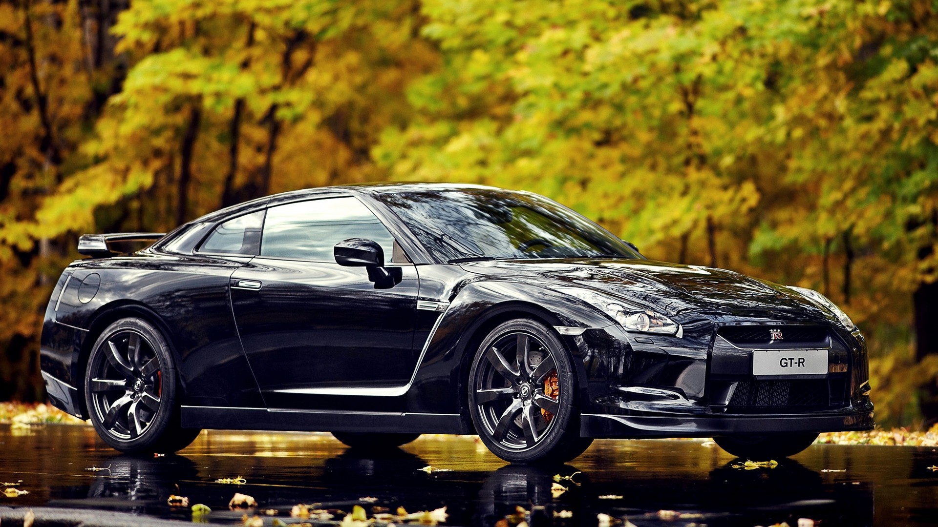 nature, Trees, Cars, Nissan, Nissan, R35, Gt r, Nissan