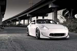 vehicles, Tuning, Nissan, 370z, Sports, Cars, White, Cars