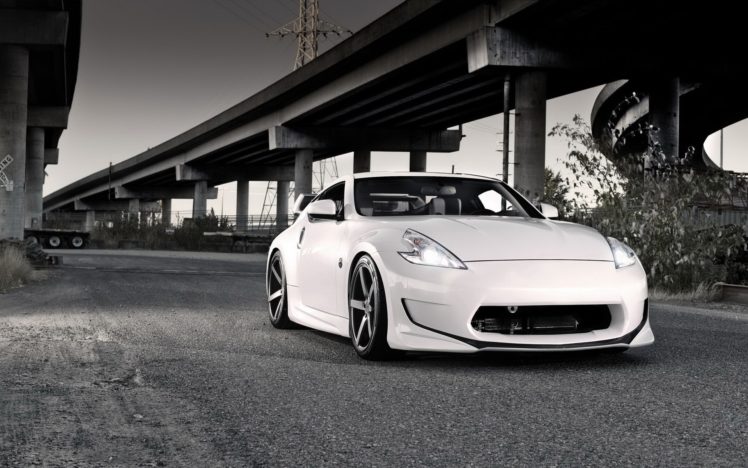 vehicles, Tuning, Nissan, 370z, Sports, Cars, White, Cars HD Wallpaper Desktop Background