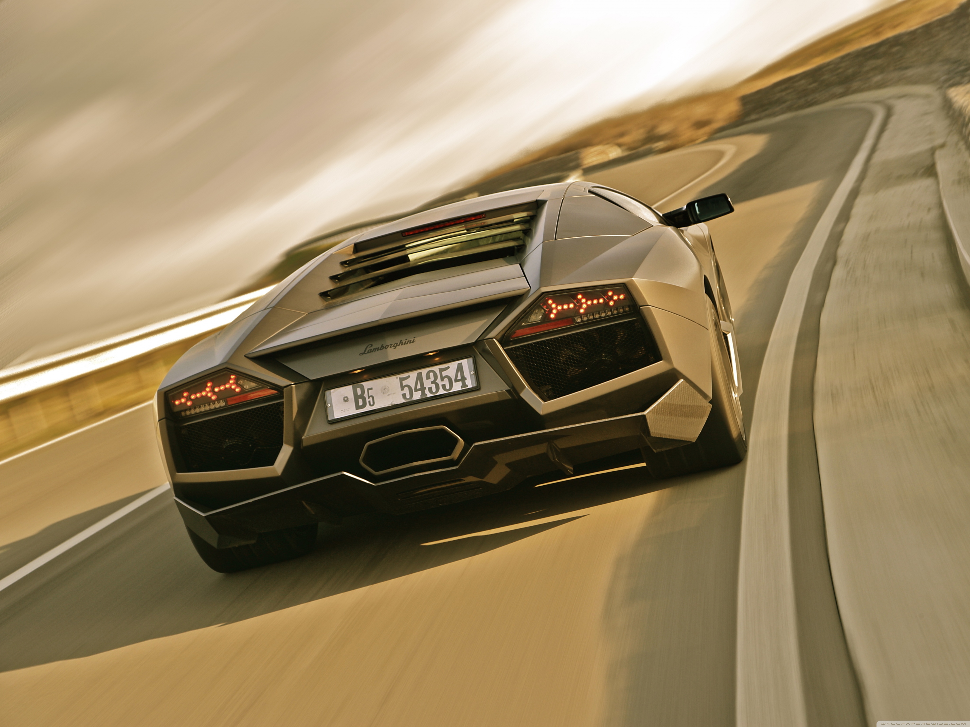 lamborghini, Reventon, On, Road Wallpaper